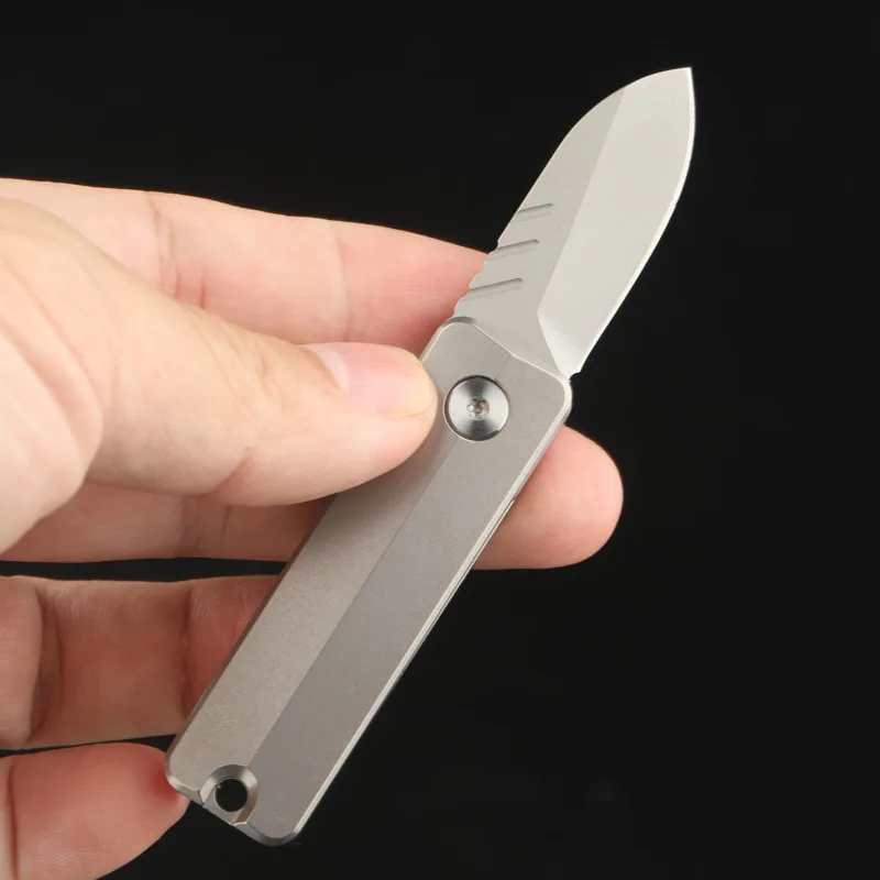 Magnetic Fidget Toy – TiSpin Blade Titanium Utility Knife with D2 Steel EDC Multi-Tool detail image - detail view 8