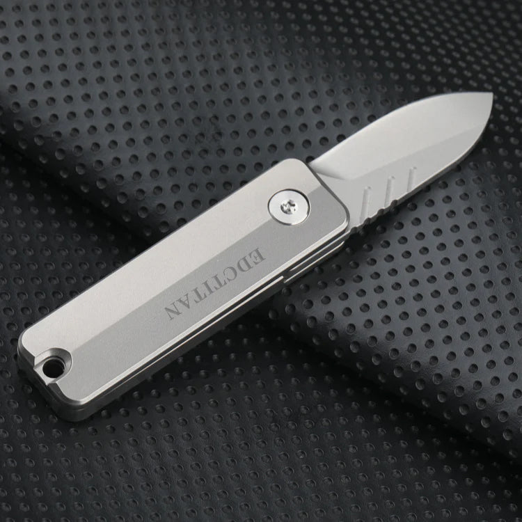 Magnetic Fidget Toy – TiSpin Blade Titanium Utility Knife with D2 Steel EDC Multi-Tool variant image