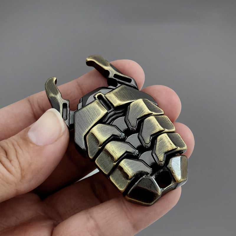 Metal Fidget Coin – Alloy Mech Bug Press Push Snap Pop Sound EDC Stress Relief Desk Toy product image