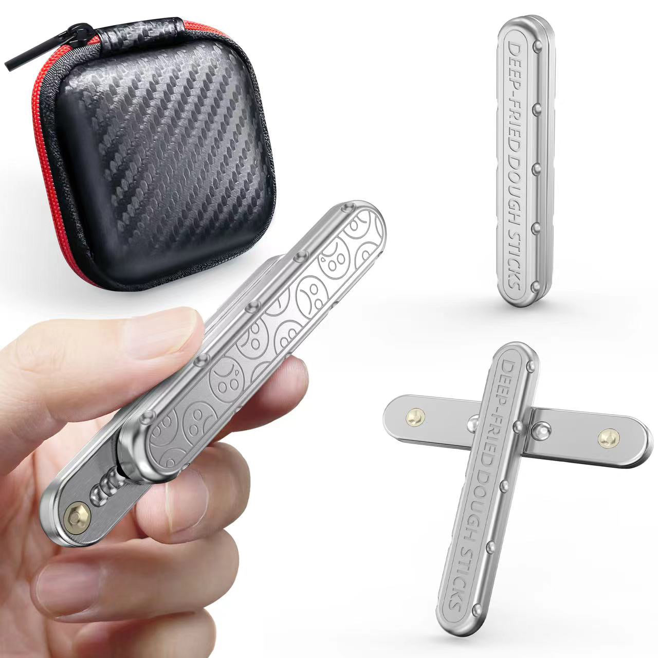 Metal Fidget Slider – PushBar Magic EDC with Zinc Alloy Stress Relief Tool variant image - product view 10