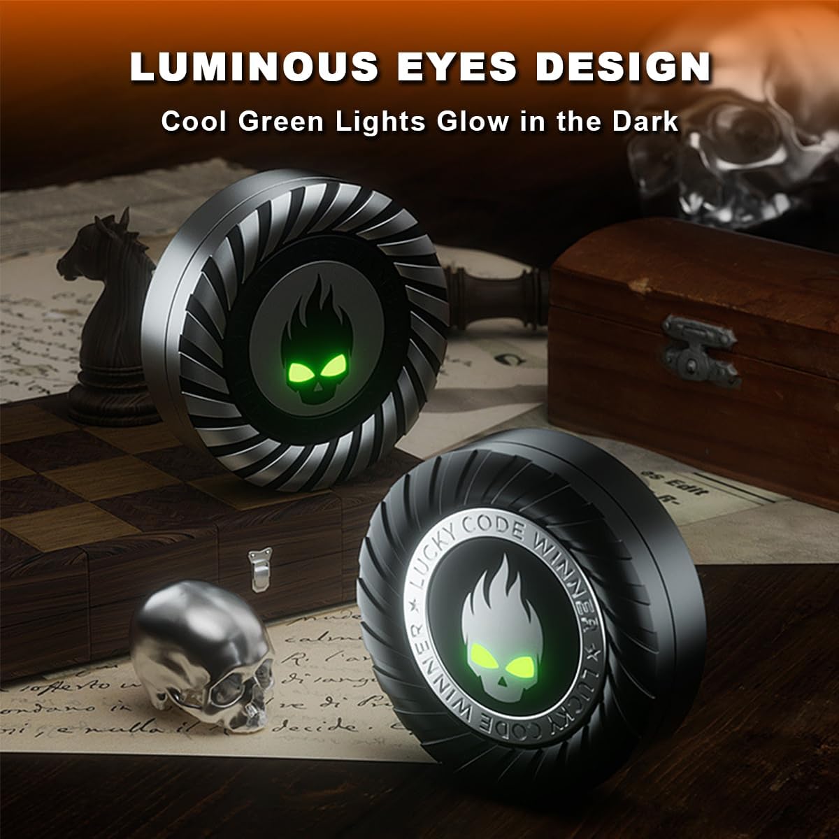 Metal Fidget Spinner – 3-in-1 Torpedo Detachable EDC Stress Relief Focus Desk Toy detail image