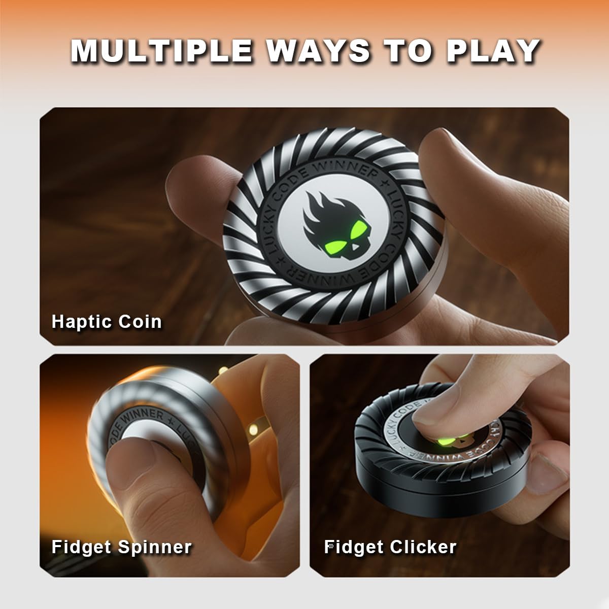 Metal Fidget Spinner – 3-in-1 Torpedo Detachable EDC Stress Relief Focus Desk Toy detail image - detail view 4