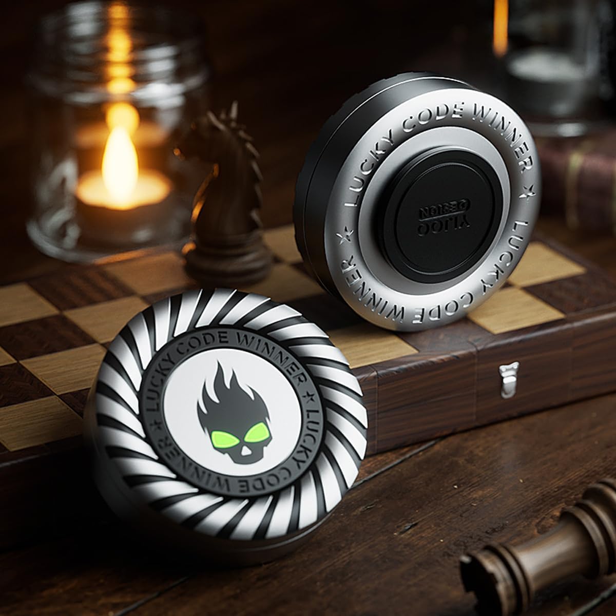 Metal Fidget Spinner – 3-in-1 Torpedo Detachable EDC Stress Relief Focus Desk Toy product image