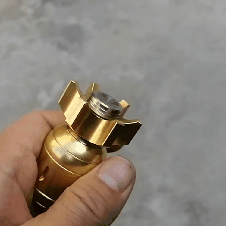 Metal Fidget Spinner – Aqua Spin 3-in-1 with Torpedo Design Detachable detail image - detail view 7