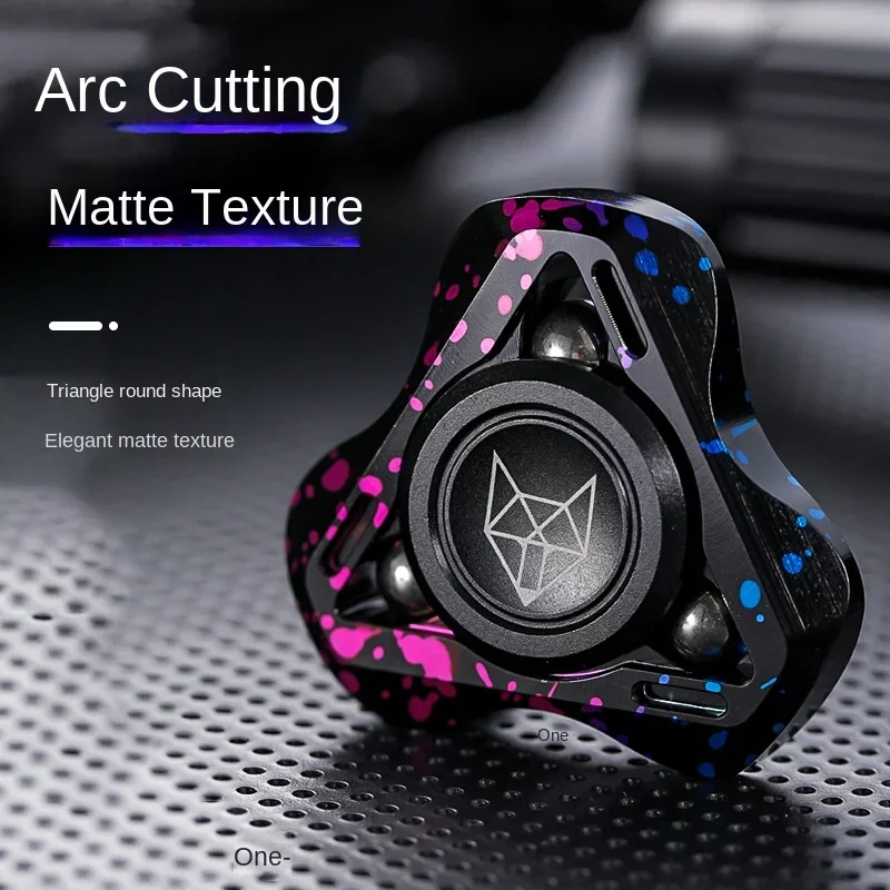 Metal Fidget Spinner – Helix Turbo with Torpedo Design with Detachable Parts High Spin EDC detail image - detail view 4