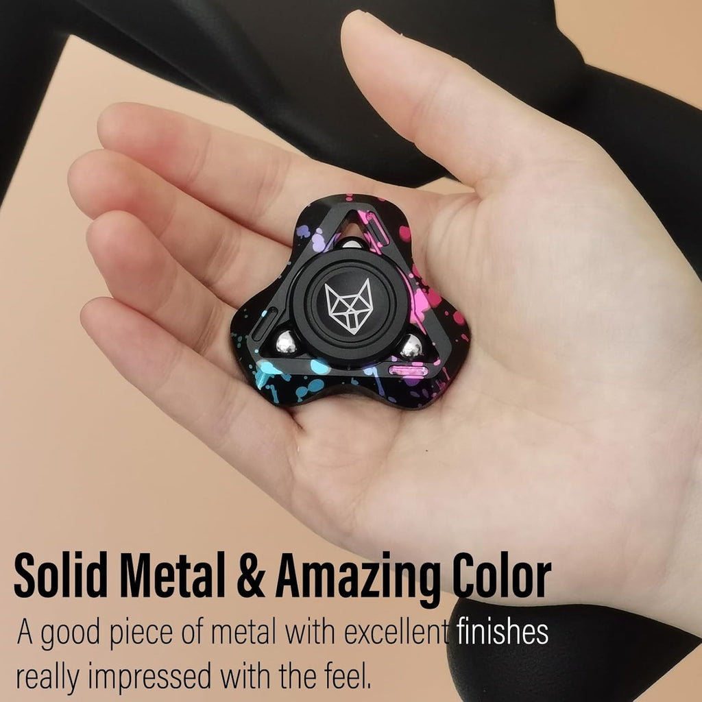 Metal Fidget Spinner – Helix Turbo with Torpedo Design with Detachable Parts High Spin EDC detail image - detail view 7