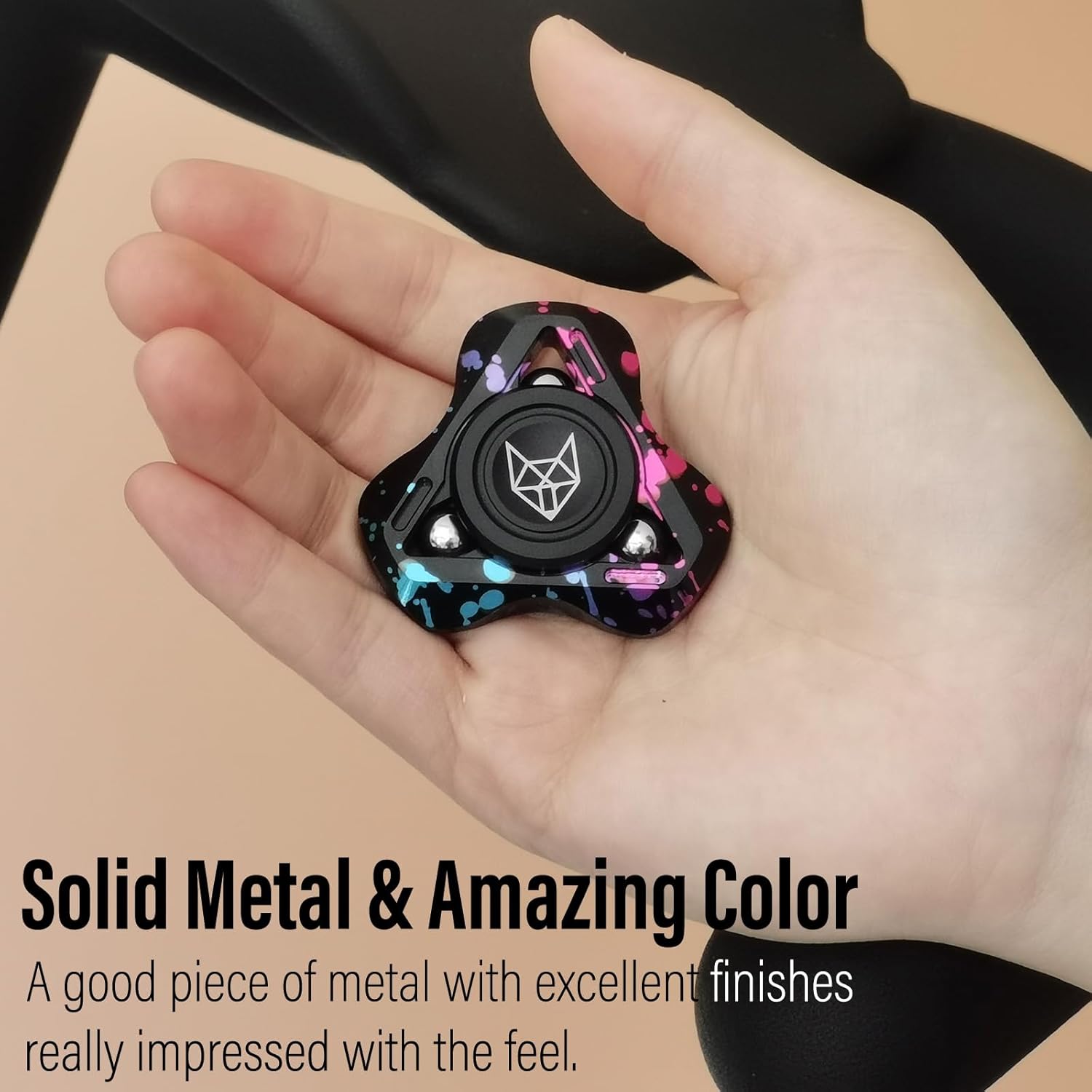 Metal Fidget Spinner – Helix Turbo with Torpedo Design with Detachable Parts High Spin EDC detail image - detail view 7