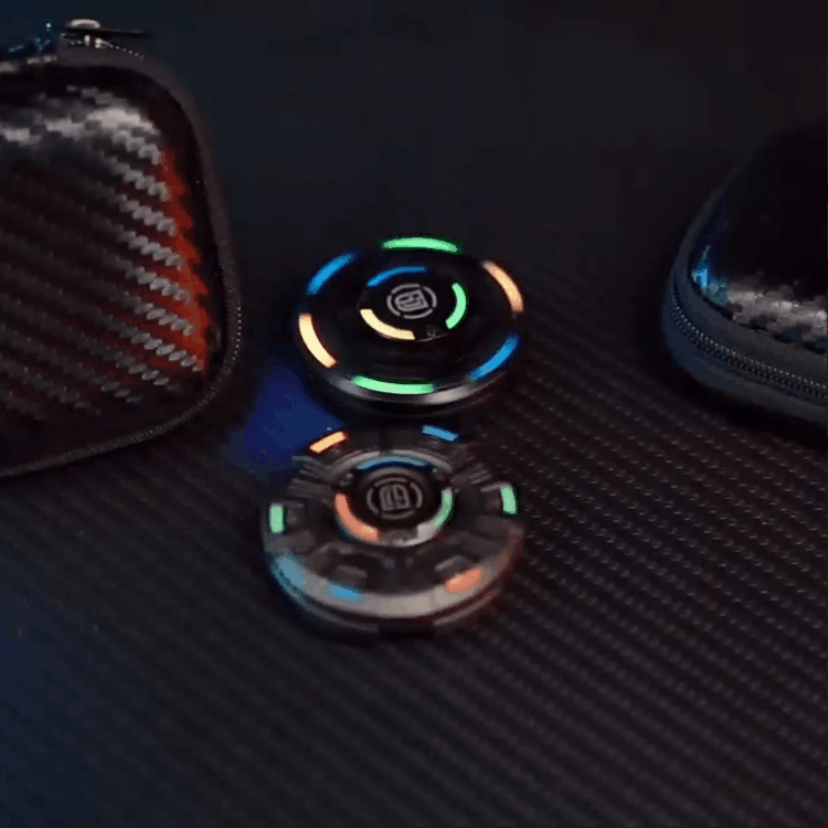Metal Fidget Spinner – NovaDisc 2-in-1 with Spin & Slide Mechanism detail image