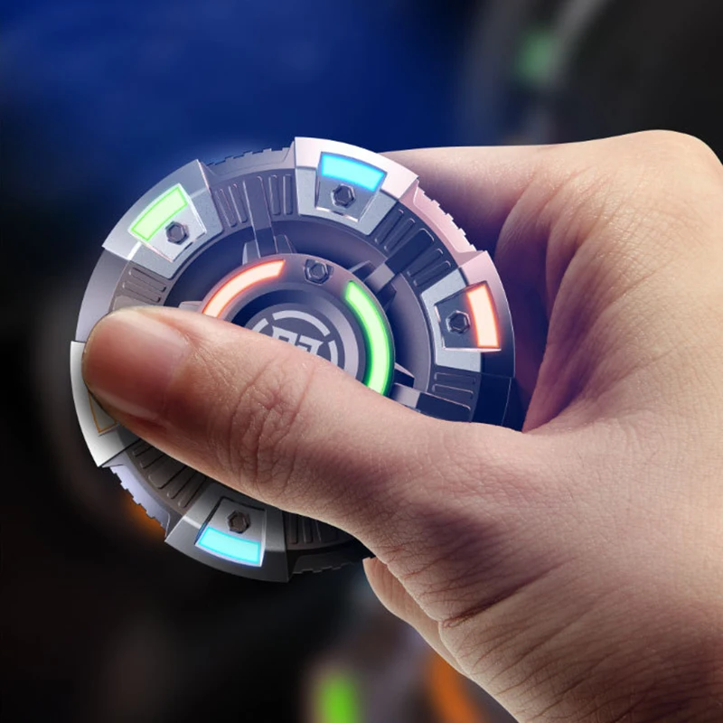 Metal Fidget Spinner – NovaDisc 2-in-1 with Spin & Slide Mechanism detail image - detail view 5