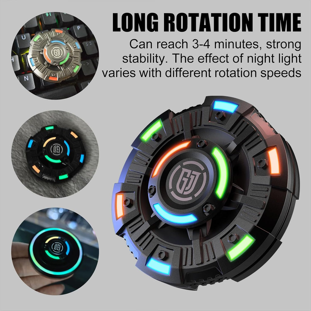 Metal Fidget Spinner – NovaDisc 2-in-1 with Spin & Slide Mechanism detail image - detail view 6