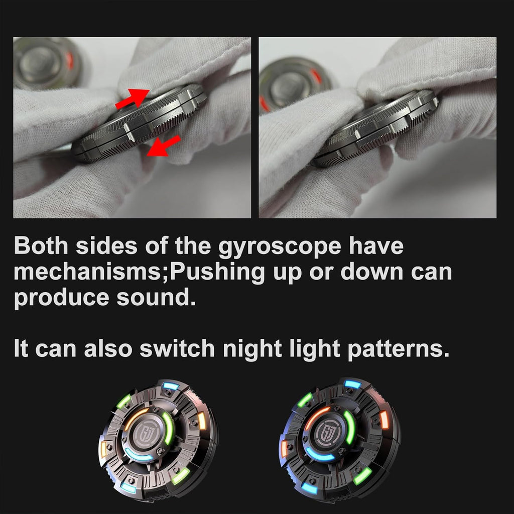 Metal Fidget Spinner – NovaDisc 2-in-1 with Spin & Slide Mechanism detail image - detail view 7