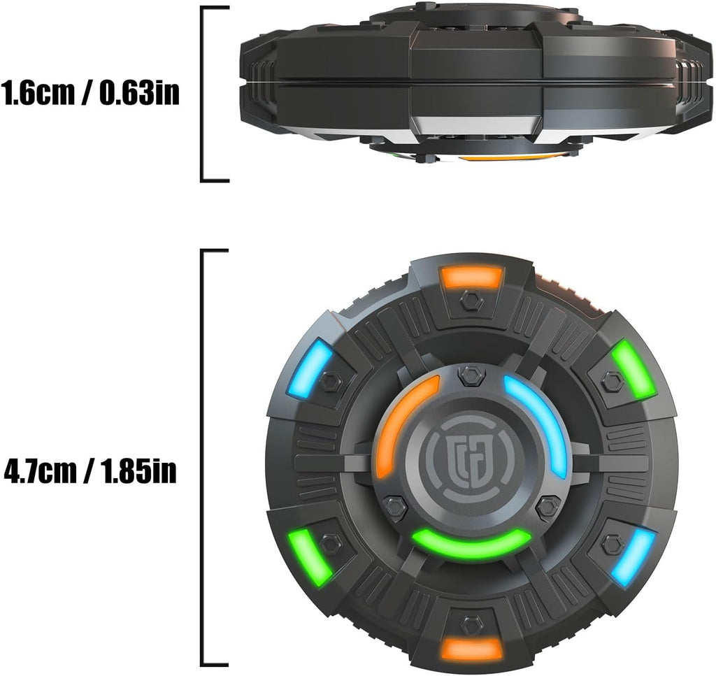 Metal Fidget Spinner – NovaDisc 2-in-1 with Spin & Slide Mechanism detail image - detail view 8
