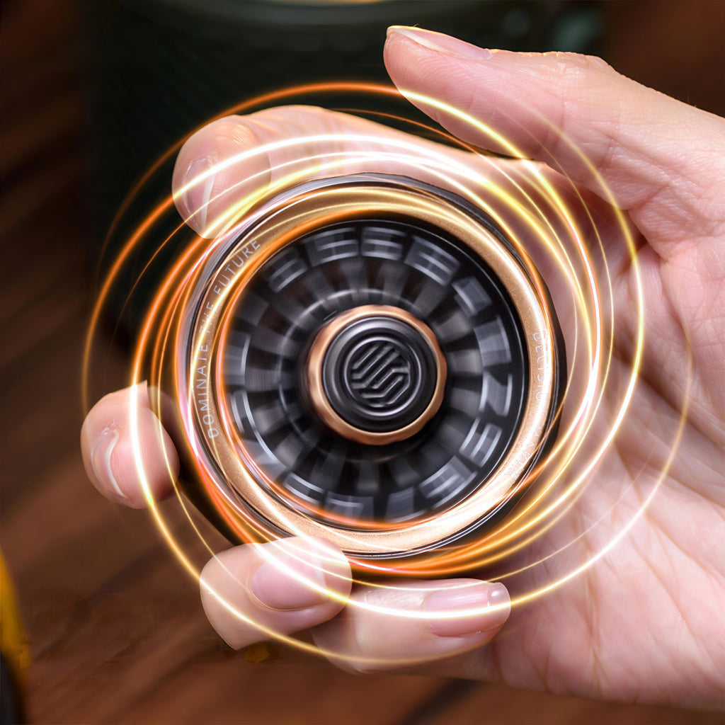Metal Fidget Spinner – Rechargeable Torque Wheel Dual-Direction detail image