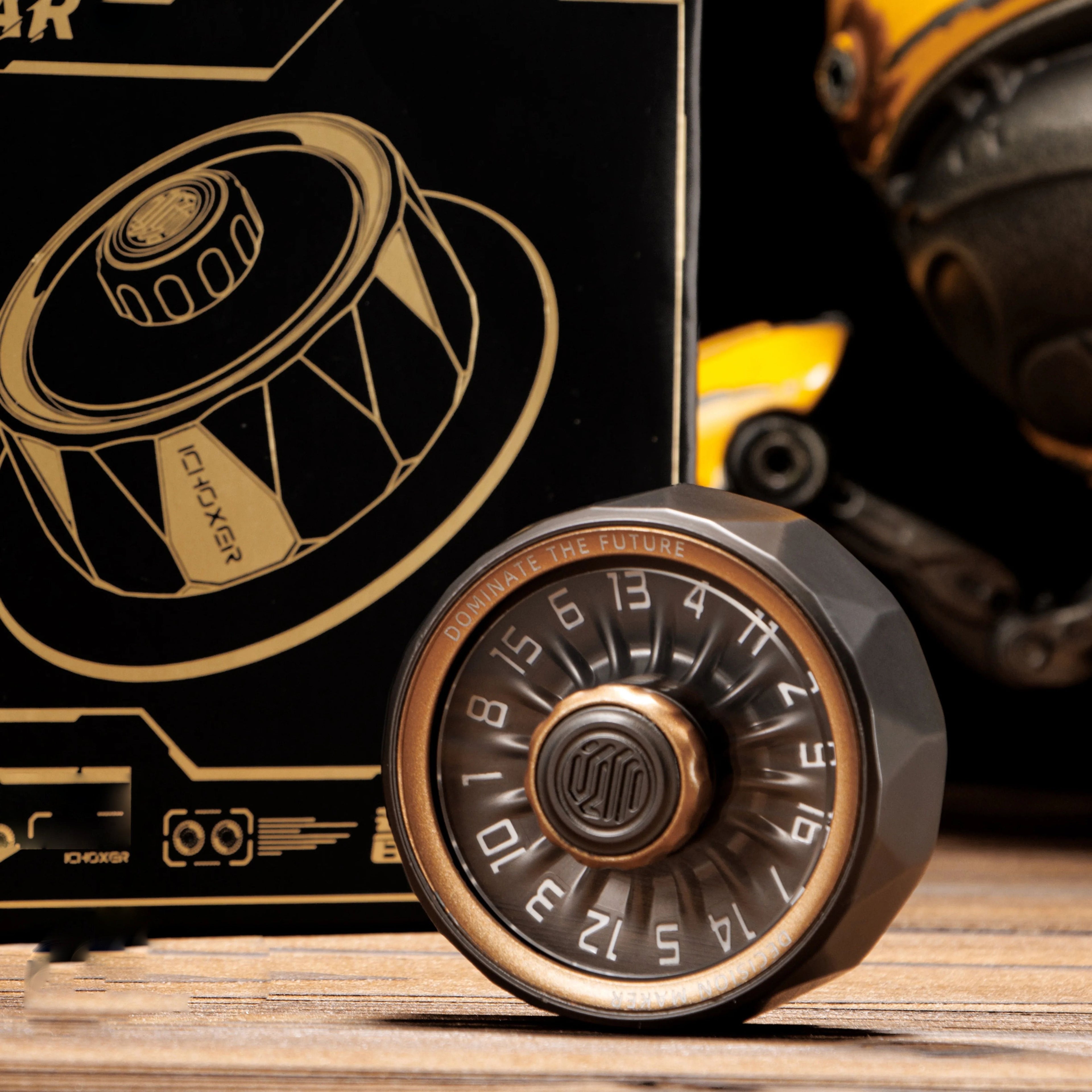 Metal Fidget Spinner – Rechargeable Torque Wheel Dual-Direction detail image - detail view 7