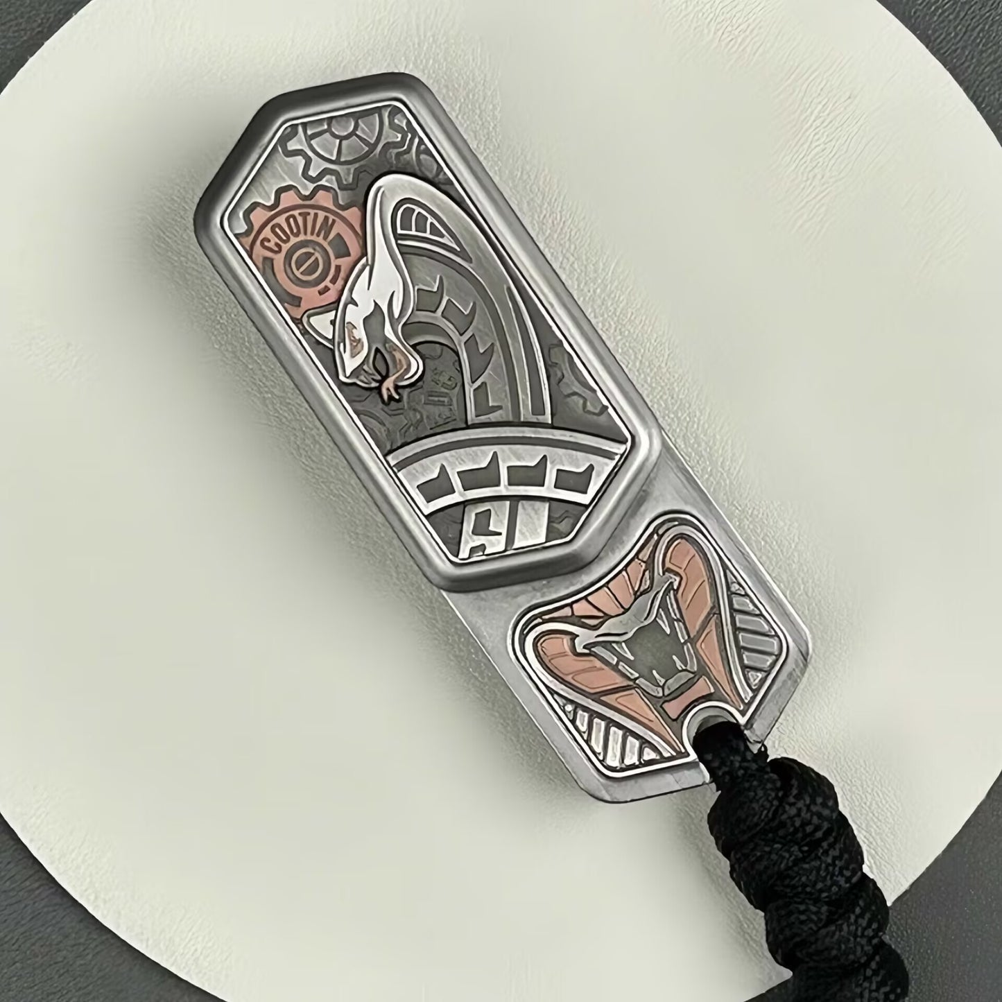 Metal Fidget Spinner – SlitherSonic Coin Whirl with Premium with Acoustic Pop detail image - detail view 10