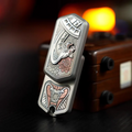 Metal Fidget Spinner – SlitherSonic Coin Whirl with Premium with Acoustic Pop product image