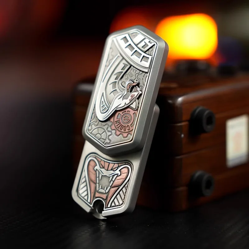 Metal Fidget Spinner – SlitherSonic Coin Whirl with Premium with Acoustic Pop product image