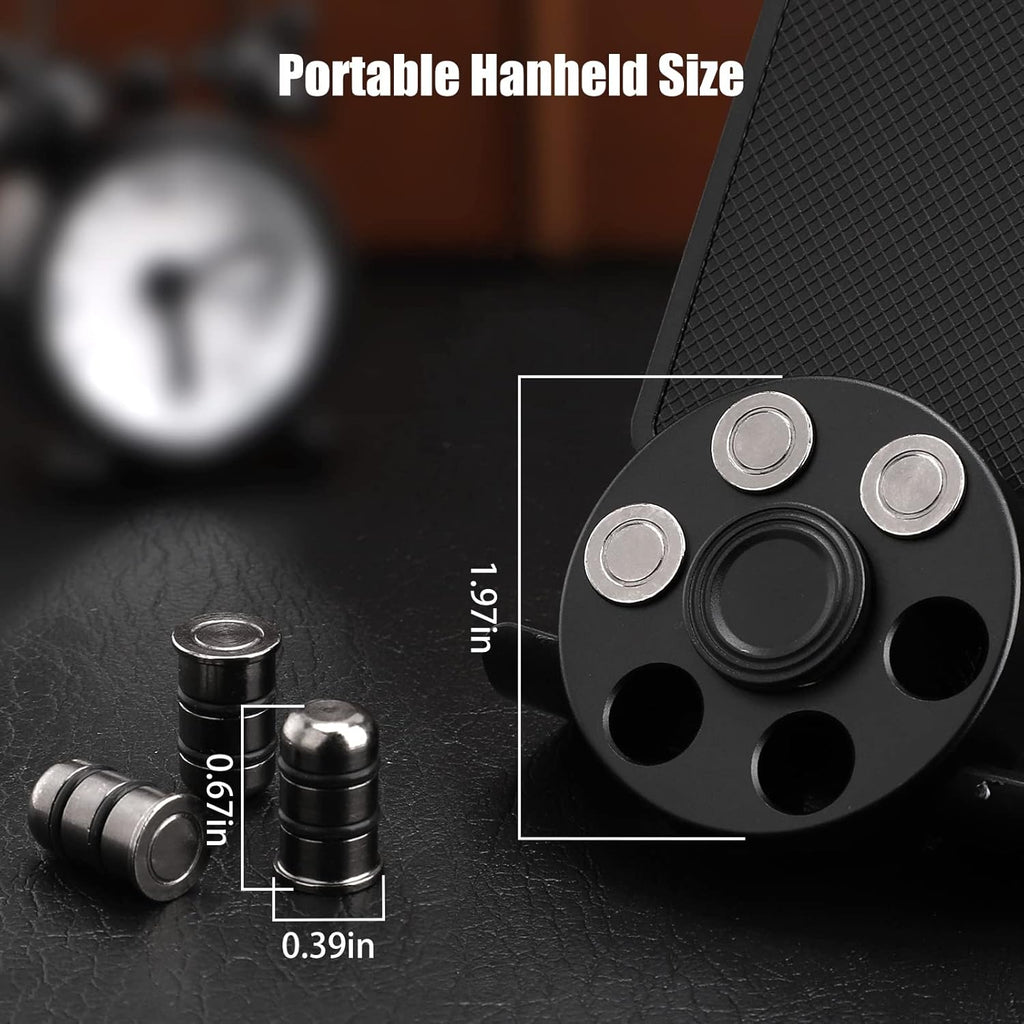 Metal Fidget Spinner – Spin Chamber Revolver with EDC Stress Relief Toy detail image - detail view 10