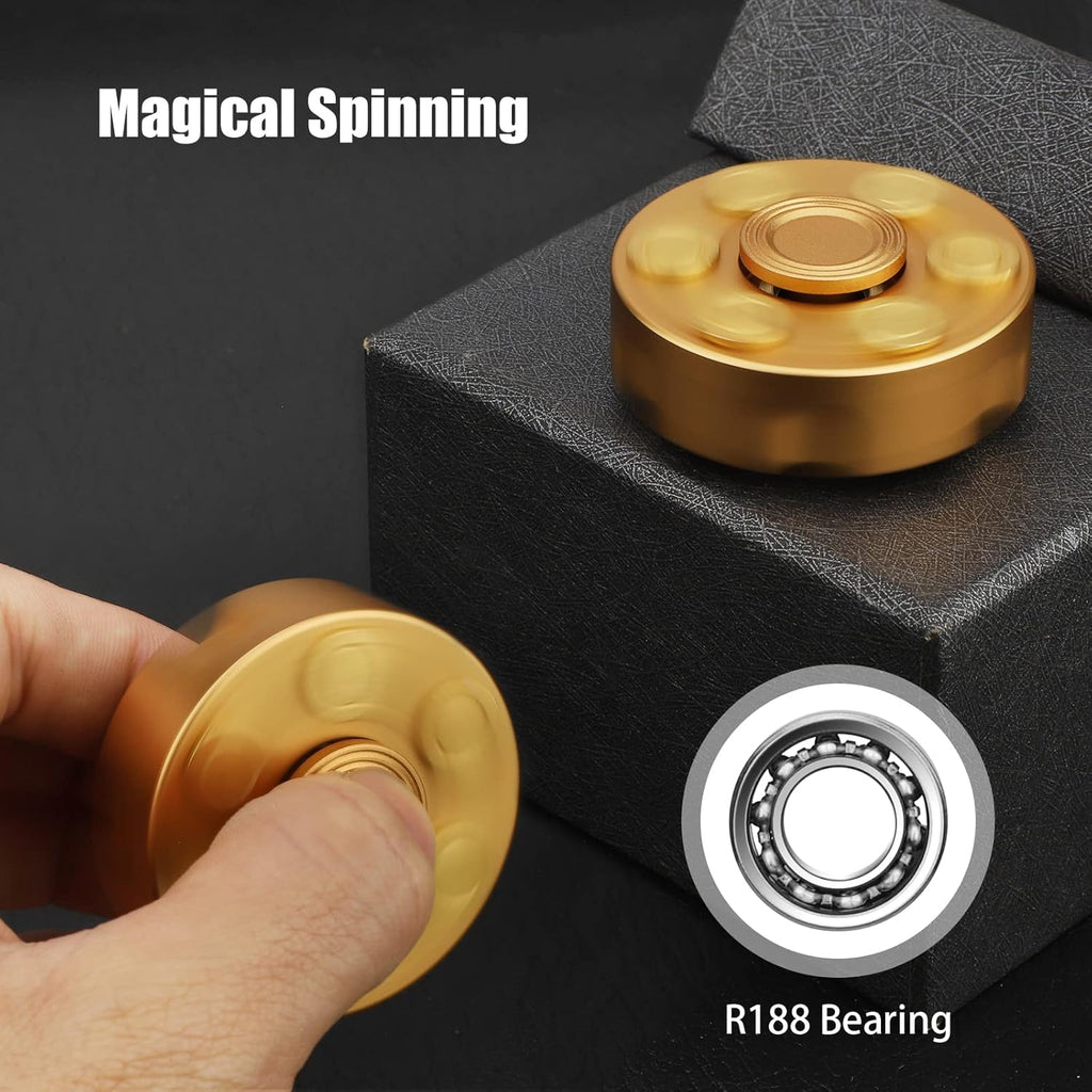 Metal Fidget Spinner – Spin Chamber Revolver with EDC Stress Relief Toy detail image - detail view 12