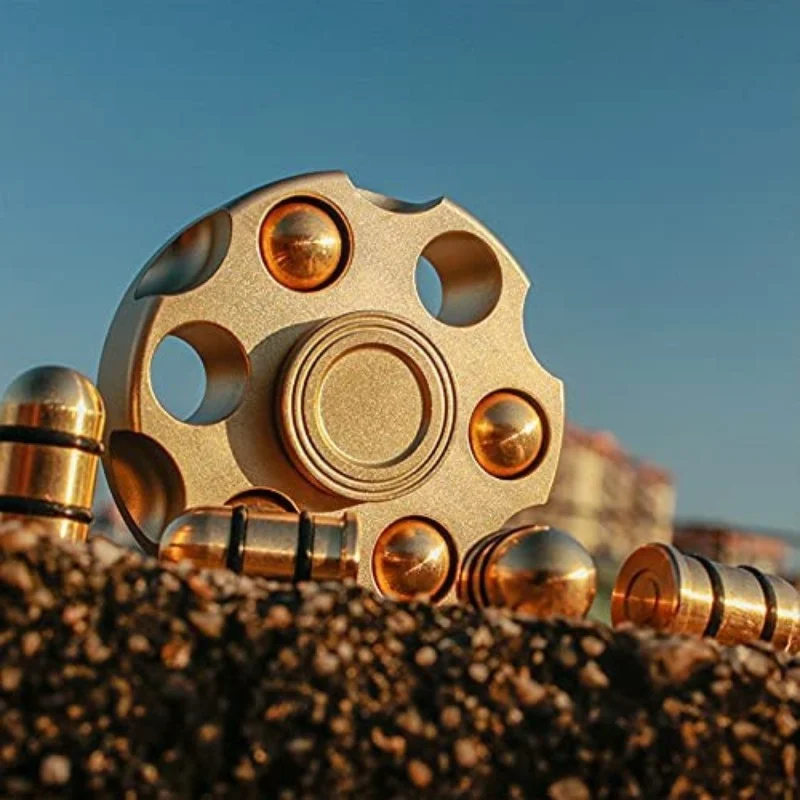 Metal Fidget Spinner – Spin Chamber Revolver with EDC Stress Relief Toy detail image - detail view 4
