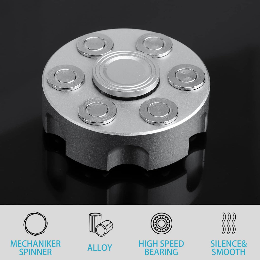 Metal Fidget Spinner – Spin Chamber Revolver with EDC Stress Relief Toy detail image - detail view 6