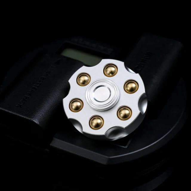 Metal Fidget Spinner – Spin Chamber Revolver with EDC Stress Relief Toy variant image - product view 25