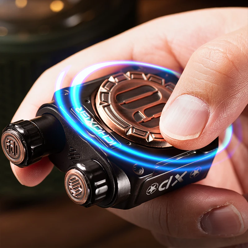 Metal Fidget Spinner – TalkGyro Future Mecha EDC with Premium detail image - detail view 5