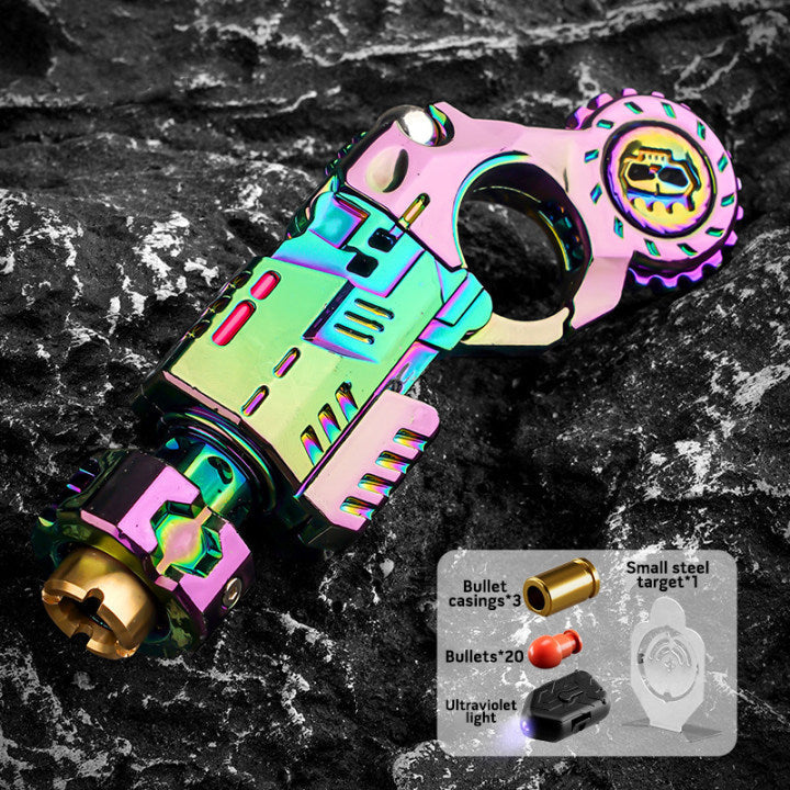 Metal Fidget Spinner – Toy Blaster Soft Bullet Launcher for Desk Breaks, Collecting variant image - product view 9