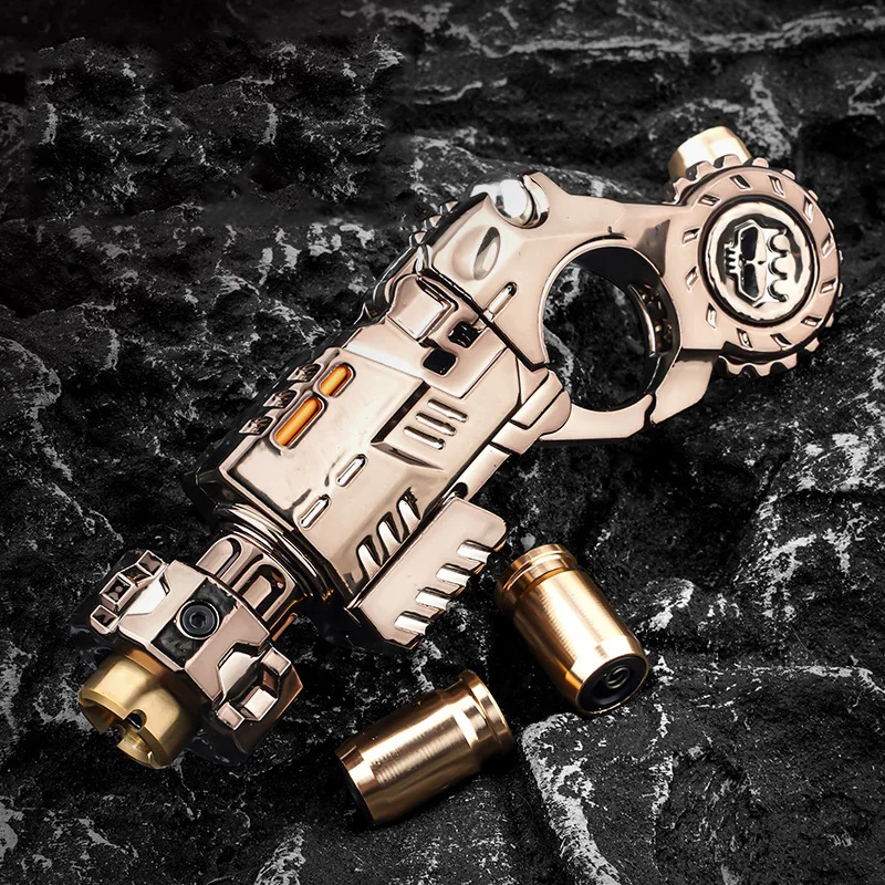 Metal Fidget Spinner – Toy Blaster Soft Bullet Launcher for Desk Breaks, Collecting detail image