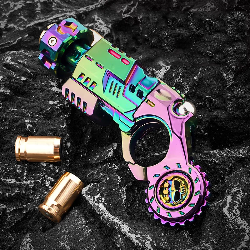 Metal Fidget Spinner – Toy Blaster Soft Bullet Launcher for Desk Breaks, Collecting detail image - detail view 3