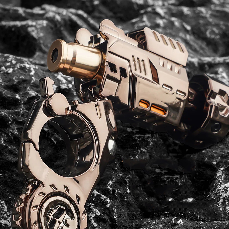 Metal Fidget Spinner – Toy Blaster Soft Bullet Launcher for Desk Breaks, Collecting detail image - detail view 5