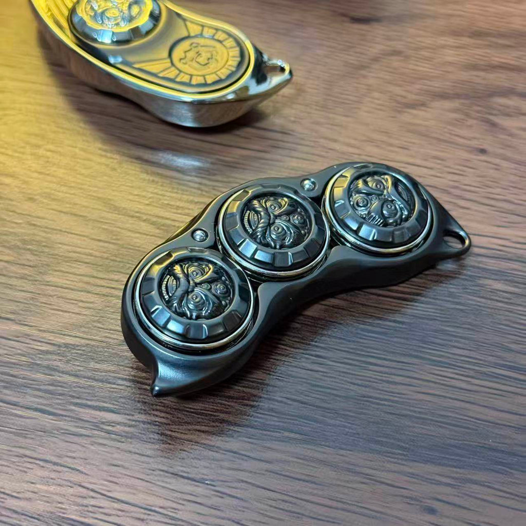 Metal Fidget Spinner – TriCore Pod Precision All- EDC with High-Grade Alloy Bearing detail image