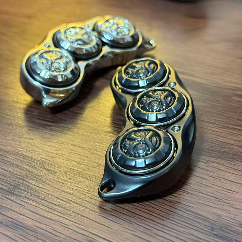 Metal Fidget Spinner – TriCore Pod Precision All- EDC with High-Grade Alloy Bearing detail image - detail view 4