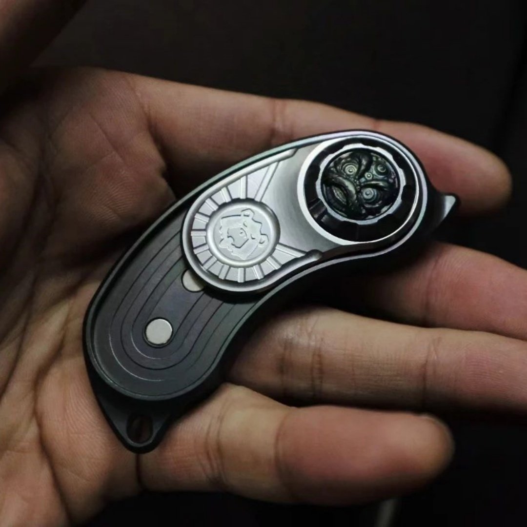Metal Fidget Spinner – TriCore Pod Precision All- EDC with High-Grade Alloy Bearing detail image - detail view 9