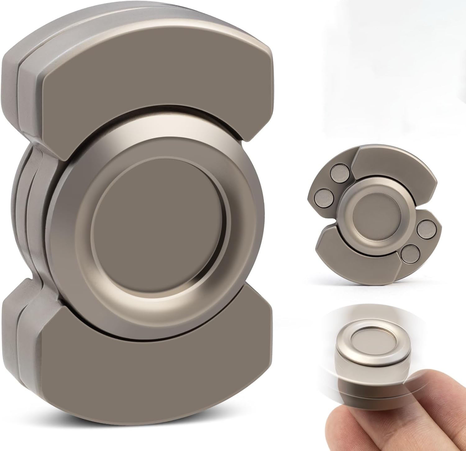 Metal Fidget Spinner – TripleFlow 3-in-1 with Multi-Function EDC Focus Tool detail image - detail view 10