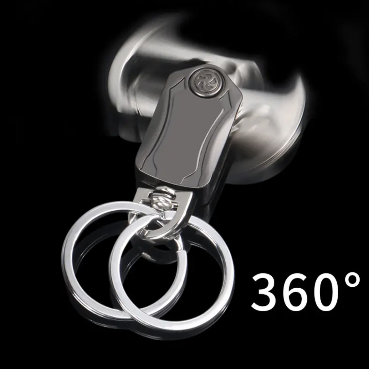 Metal Fidget Spinner – UniKey EDC Car Keychain Multi-Tool with Box Cutter, & Phone Stand detail image - detail view 5