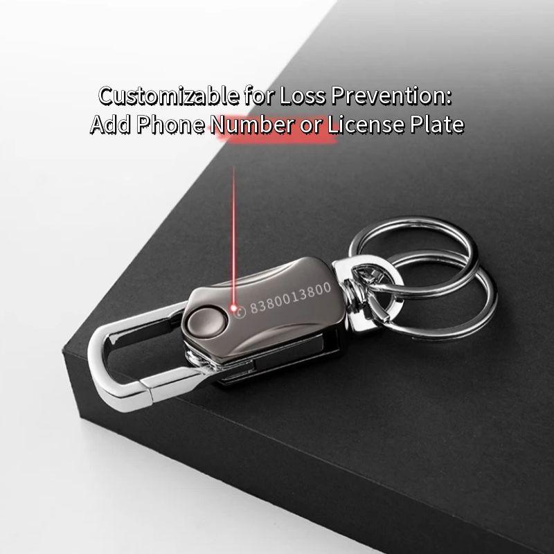 Metal Fidget Spinner – UniKey EDC Car Keychain Multi-Tool with Box Cutter, & Phone Stand variant image - product view 14