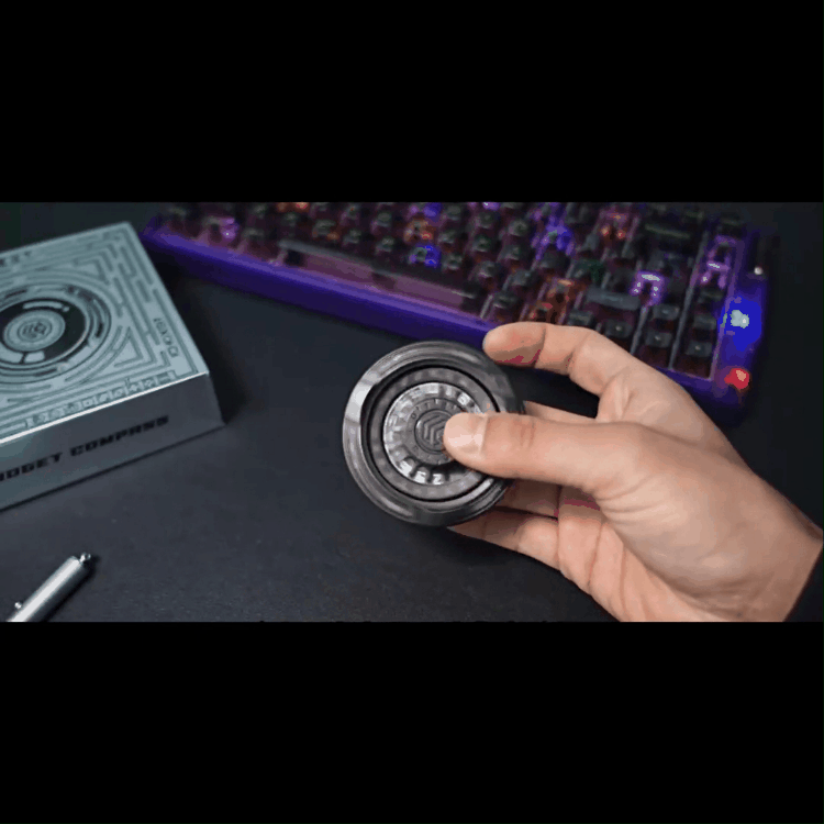 Metal Fidget Spinner – Wheel of Fate Smooth Spin EDC Stress Relief Focus Desk Toy detail image