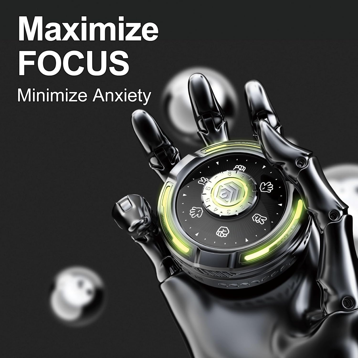 Metal Fidget Spinner – Wheel of Fate Smooth Spin EDC Stress Relief Focus Desk Toy detail image - detail view 6