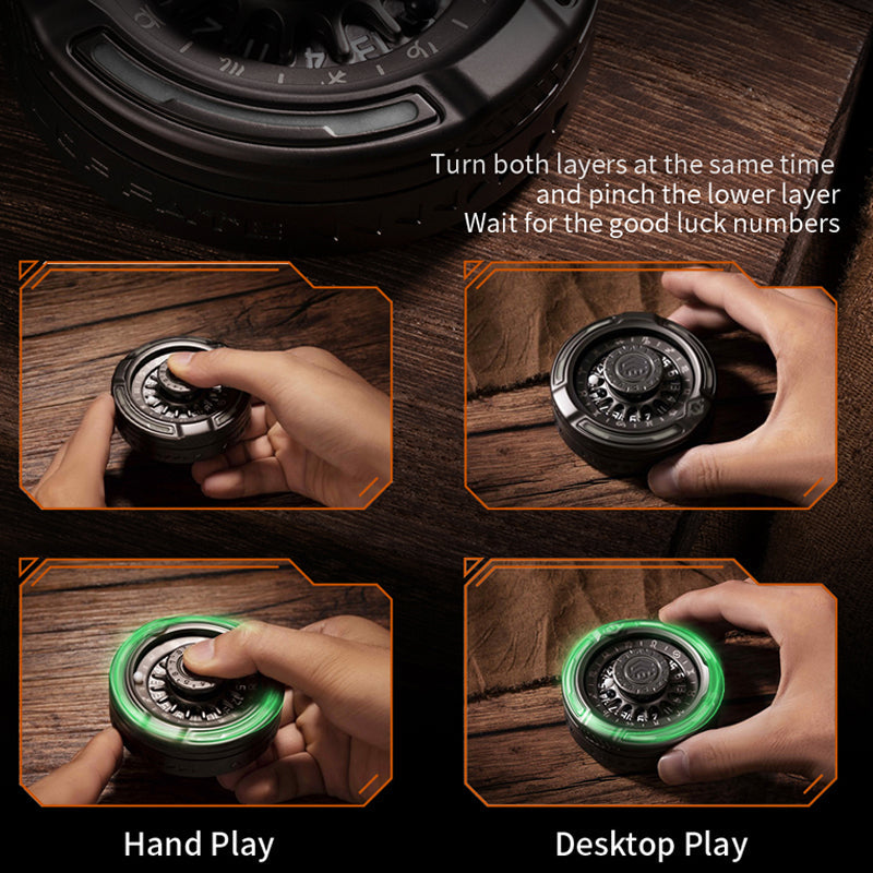 Metal Fidget Spinner – Wheel of Fate Smooth Spin EDC Stress Relief Focus Desk Toy detail image - detail view 8