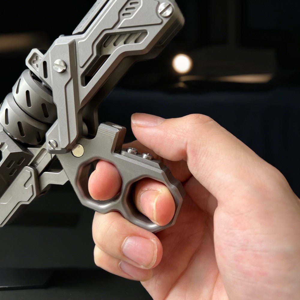 Metal Fidget Toy – Gun Shaped Zinc Alloy Stress Relief EDC Anxiety Relief detail image - detail view 11