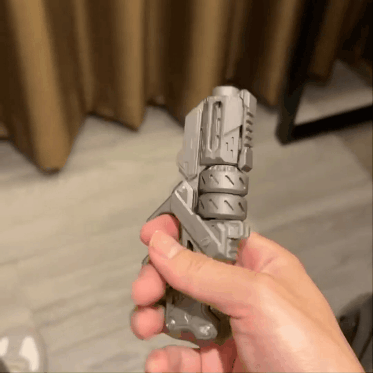 Metal Fidget Toy – Gun Shaped Zinc Alloy Stress Relief EDC Anxiety Relief detail image