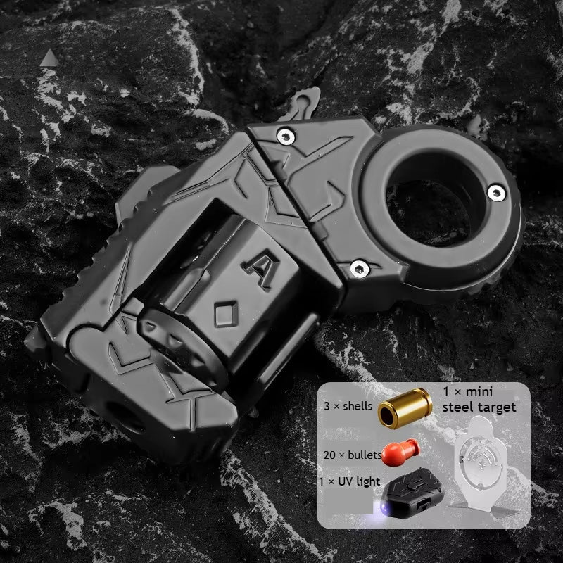 Metal Fidget Toy – Nano-Fission Alloy Multi-Fun Launcher with Eject, Spin & Relieve variant image