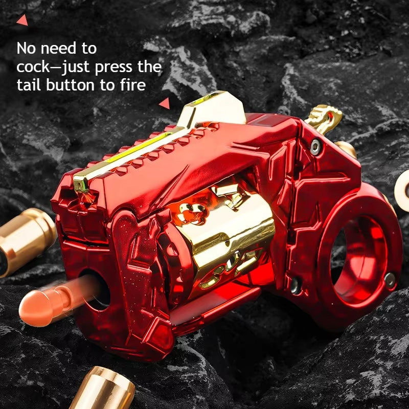 Metal Fidget Toy – Nano-Fission Alloy Multi-Fun Launcher with Eject, Spin & Relieve detail image - detail view 3