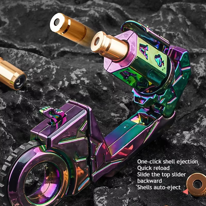 Metal Fidget Toy – Nano-Fission Alloy Multi-Fun Launcher with Eject, Spin & Relieve detail image - detail view 4