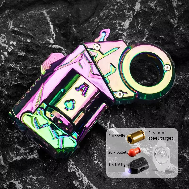 Metal Fidget Toy – Nano-Fission Alloy Multi-Fun Launcher with Eject, Spin & Relieve variant image - product view 8