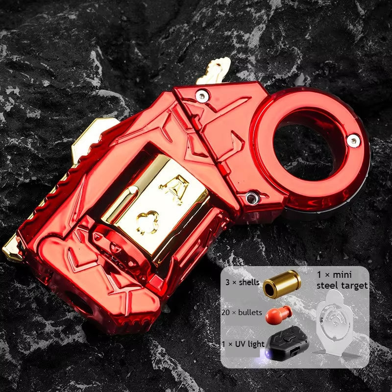 Metal Fidget Toy – Nano-Fission Alloy Multi-Fun Launcher with Eject, Spin & Relieve variant image - product view 7