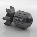 Metal Fidget Toy – RocketDice Rotating Dice Set with Zinc Alloy Bullet-Inspired EDC variant image