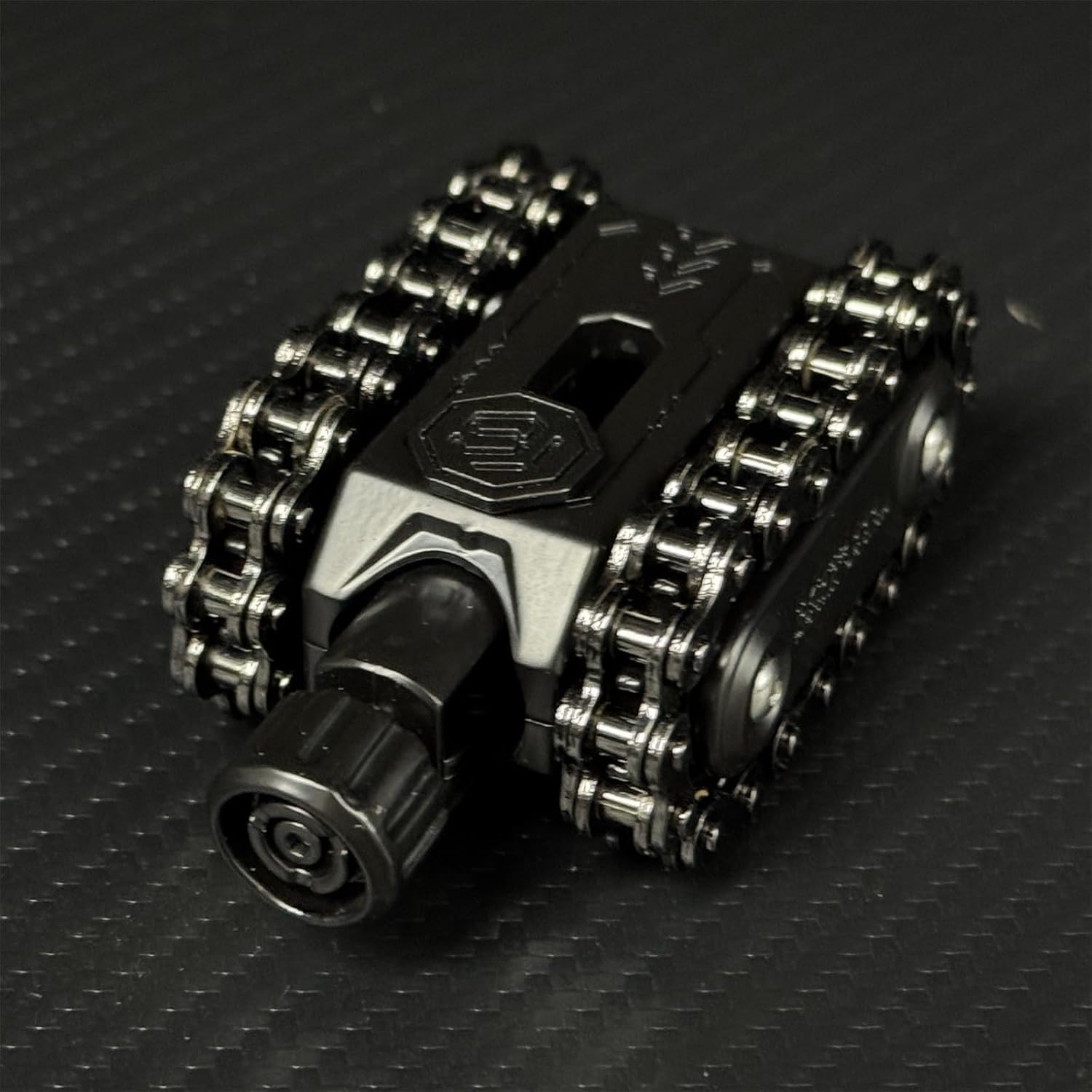 Metal Fidget Toy – Sphere Tank Roller Design Alloy Rotating Mechanism Stress Relief EDC detail image