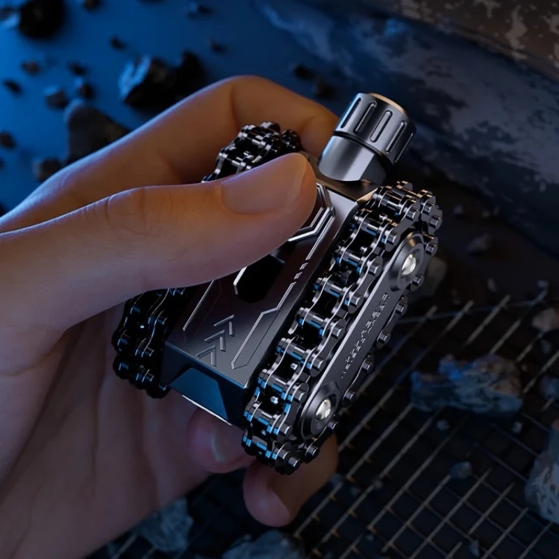 Metal Fidget Toy – Sphere Tank Roller Design Alloy Rotating Mechanism Stress Relief EDC detail image - detail view 3